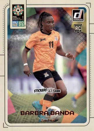 Sticker Barbra Banda - Donruss Soccer FIFA Women's World Cup 2023
 n. 195 - Panini