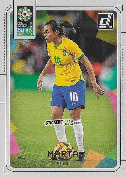 Sticker Marta - Donruss Soccer FIFA Women's World Cup 2023
 n. 202 - Panini