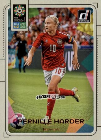 Sticker Pernille Harder - Donruss Soccer FIFA Women's World Cup 2023
 n. 205 - Panini