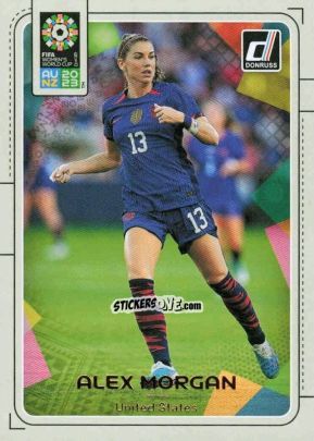 Cromo Alex Morgan - Donruss Soccer FIFA Women's World Cup 2023
 n. 221 - Panini