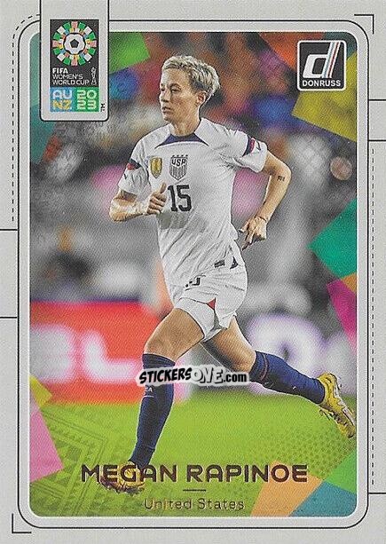 Cromo Megan Rapinoe - Donruss Soccer FIFA Women's World Cup 2023
 n. 230 - Panini