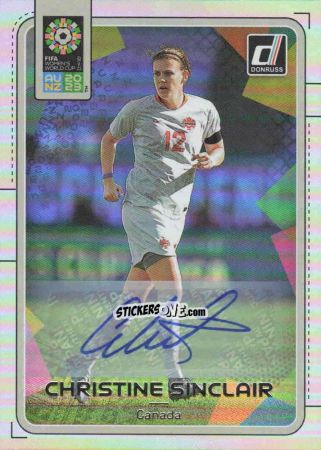 Figurina Christine Sinclair - Donruss Soccer FIFA Women's World Cup 2023
 n. ASP203 - Panini