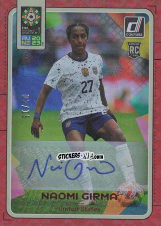 Cromo Naomi Girma - Donruss Soccer FIFA Women's World Cup 2023
 n. ASP231 - Panini