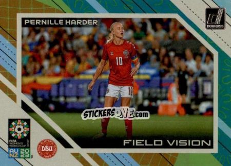 Sticker Pernille Harder - Donruss Soccer FIFA Women's World Cup 2023
 n. FV4 - Panini