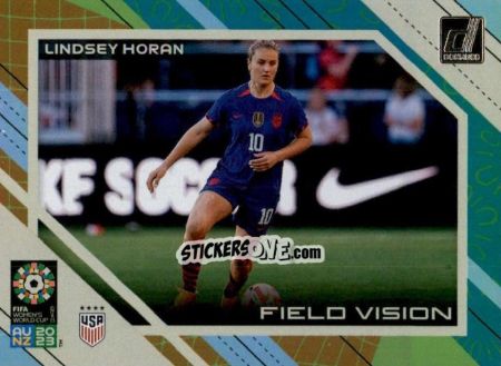 Cromo Lindsey Horan - Donruss Soccer FIFA Women's World Cup 2023
 n. FV25 - Panini