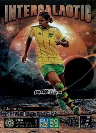 Cromo Khadija Shaw - Donruss Soccer FIFA Women's World Cup 2023
 n. I9 - Panini