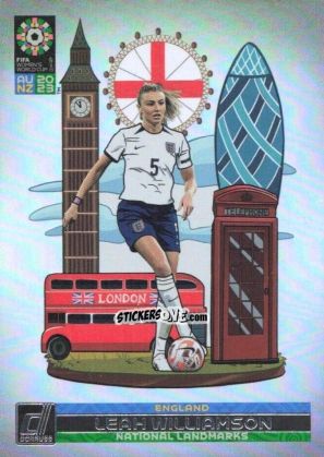 Figurina Leah Williamson - Donruss Soccer FIFA Women's World Cup 2023
 n. NL6 - Panini