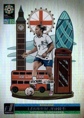 Cromo Lauren James - Donruss Soccer FIFA Women's World Cup 2023
 n. NL7 - Panini