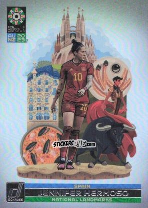 Figurina Jennifer Hermoso - Donruss Soccer FIFA Women's World Cup 2023
 n. NL12 - Panini
