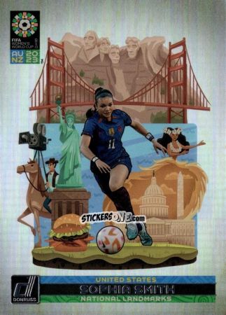Sticker Sophia Smith - Donruss Soccer FIFA Women's World Cup 2023
 n. NL14 - Panini