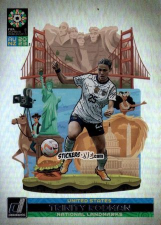 Sticker Trinity Rodman - Donruss Soccer FIFA Women's World Cup 2023
 n. NL15 - Panini