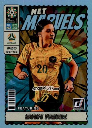 Figurina Sam Kerr - Donruss Soccer FIFA Women's World Cup 2023
 n. NM1 - Panini