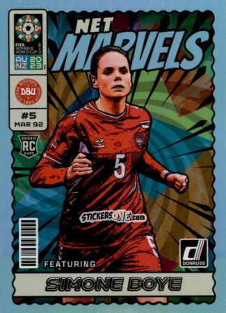 Sticker Simone Boye - Donruss Soccer FIFA Women's World Cup 2023
 n. NM5 - Panini