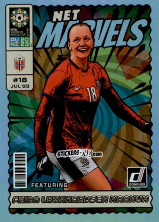 Figurina Frida Leonhardsen Maanum - Donruss Soccer FIFA Women's World Cup 2023
 n. NM18 - Panini