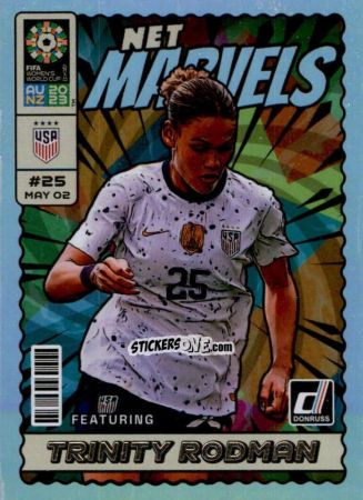 Sticker Trinity Rodman - Donruss Soccer FIFA Women's World Cup 2023
 n. NM25 - Panini