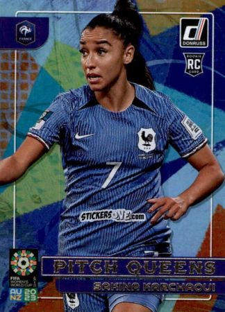 Sticker Sakina Karchaoui - Donruss Soccer FIFA Women's World Cup 2023
 n. PQ10 - Panini