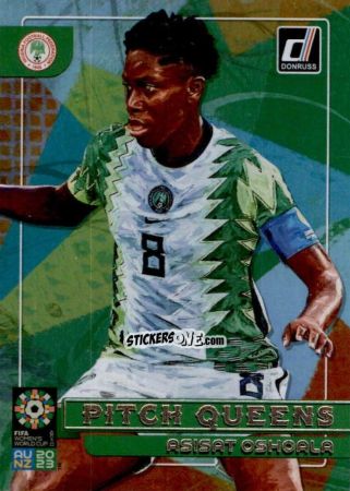 Figurina Asisat Oshoala - Donruss Soccer FIFA Women's World Cup 2023
 n. PQ17 - Panini