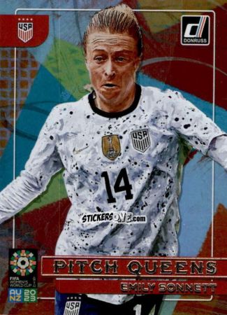 Sticker Emily Sonnett - Donruss Soccer FIFA Women's World Cup 2023
 n. PQ25 - Panini