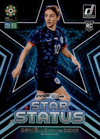 Sticker Danielle van de Donk - Donruss Soccer FIFA Women's World Cup 2023
 n. SS15 - Panini