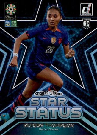 Cromo Alyssa Thompson - Donruss Soccer FIFA Women's World Cup 2023
 n. SS22 - Panini