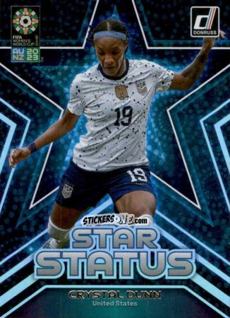 Figurina Crystal Dunn - Donruss Soccer FIFA Women's World Cup 2023
 n. SS23 - Panini