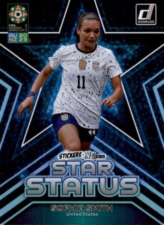 Sticker Sophia Smith - Donruss Soccer FIFA Women's World Cup 2023
 n. SS25 - Panini