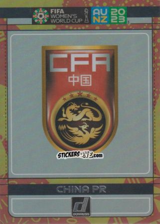 Figurina China PR - Donruss Soccer FIFA Women's World Cup 2023
 n. TB5 - Panini