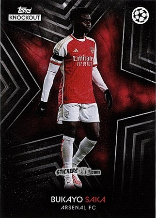 Figurina Bukayo Saka - UEFA Champions League Knockout 2023-2024
 n. 1 - Topps