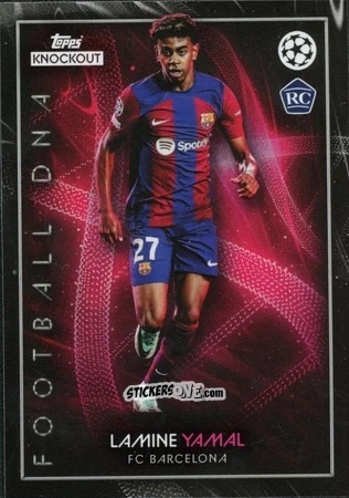 Figurina Lamine Yamal - UEFA Champions League Knockout 2023-2024
 n. 19 - Topps