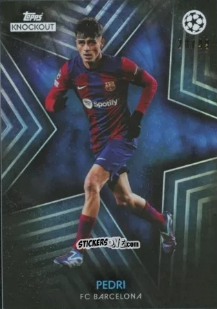 Sticker Pedri - UEFA Champions League Knockout 2023-2024
 n. 20 - Topps