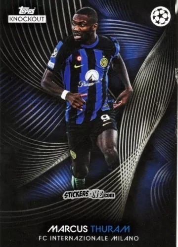 Figurina Marcus Thuram - UEFA Champions League Knockout 2023-2024
 n. 33 - Topps