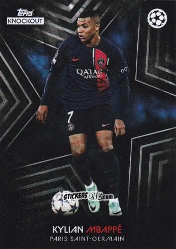 Sticker Kylian Mbappé - UEFA Champions League Knockout 2023-2024
 n. 48 - Topps
