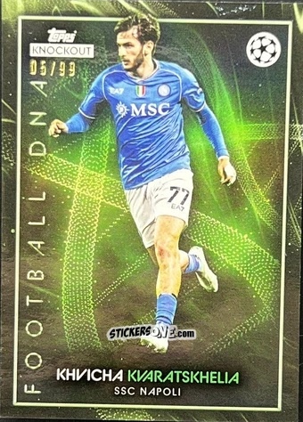 Cromo Khvicha Kvaratskhelia - UEFA Champions League Knockout 2023-2024
 n. 78 - Topps