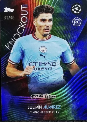 Cromo Julián Álvarez - UEFA Champions League Knockout 2023-2024
 n. 42rw - Topps