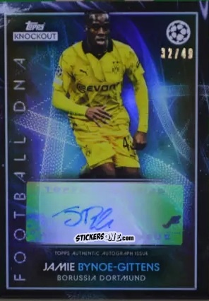 Cromo Jamie Bynoe-Gittens - UEFA Champions League Knockout 2023-2024
 n. A4bu - Topps