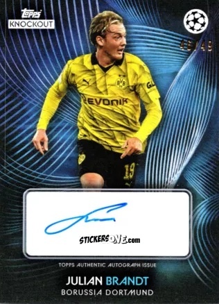 Figurina Julian Brandt - UEFA Champions League Knockout 2023-2024
 n. A5bu - Topps