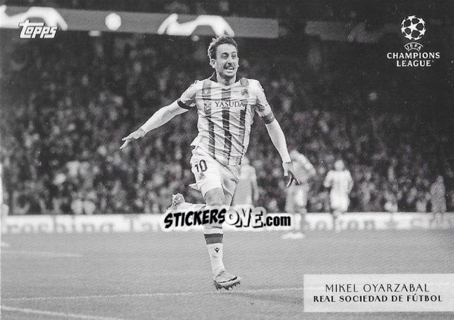 Figurina Mikel Oyarzabal - Simplicidad UEFA Club Competitions 2023-2024 n. SS9 - Topps
