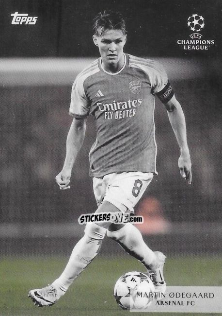 Figurina Martin Odegaard - Simplicidad UEFA Club Competitions 2023-2024 n. IS8 - Topps