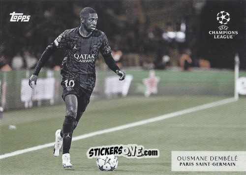 Figurina Ousmane Dembélé - Simplicidad UEFA Club Competitions 2023-2024 n. IS10 - Topps