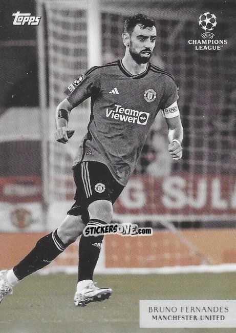 Sticker Bruno Fernandes - Simplicidad UEFA Club Competitions 2023-2024 n. IS13 - Topps