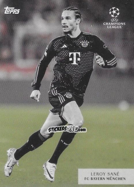 Figurina Leroy Sané - Simplicidad UEFA Club Competitions 2023-2024 n. IS19 - Topps