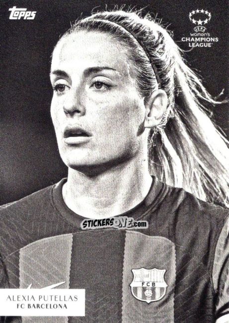 Sticker Alexia Putellas - Simplicidad UEFA Club Competitions 2023-2024 n. PO2 - Topps