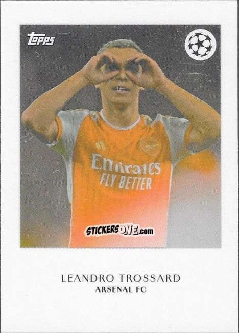 Sticker Leandro Trossard - Simplicidad UEFA Club Competitions 2023-2024 n. PL6 - Topps