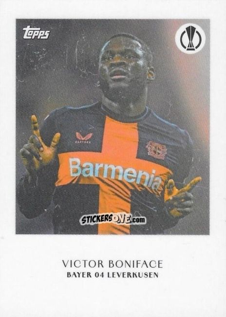 Sticker Victor Boniface - Simplicidad UEFA Club Competitions 2023-2024 n. PL10 - Topps