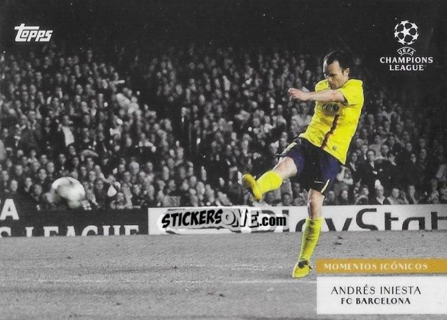 Cromo Andrés Iniesta - Simplicidad UEFA Club Competitions 2023-2024 n. MI3 - Topps