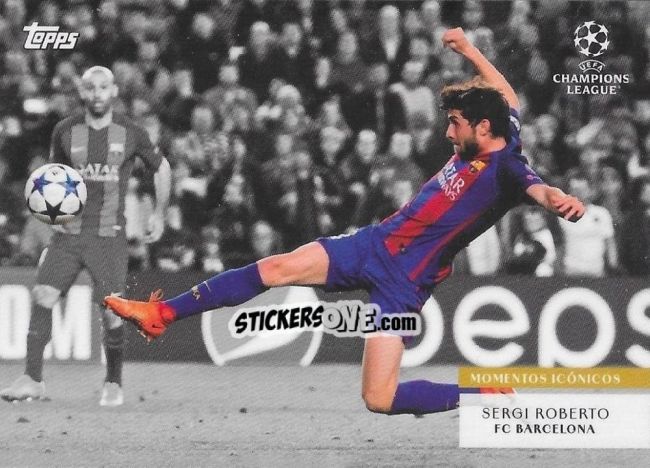 Sticker Sergi Roberto - Simplicidad UEFA Club Competitions 2023-2024 n. MI5 - Topps