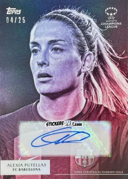 Sticker Alexia Putellas - Simplicidad UEFA Club Competitions 2023-2024 n. AC30 - Topps