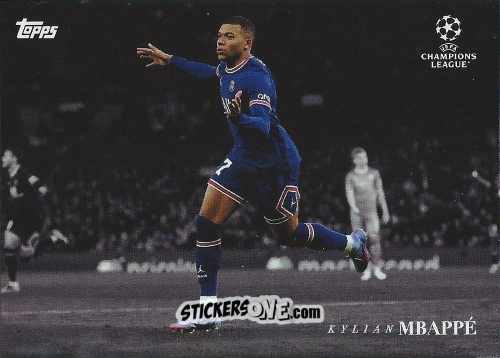 Sticker Kylian Mbappe - Simplicidad UEFA Club Competitions 2021-2022
 n. 29 - Topps