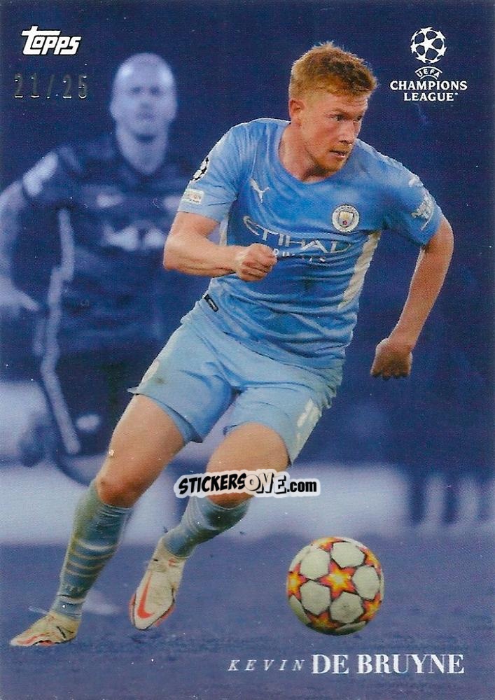 Cromo Kevin De Bruyne - Simplicidad UEFA Club Competitions 2021-2022
 n. 16bu - Topps