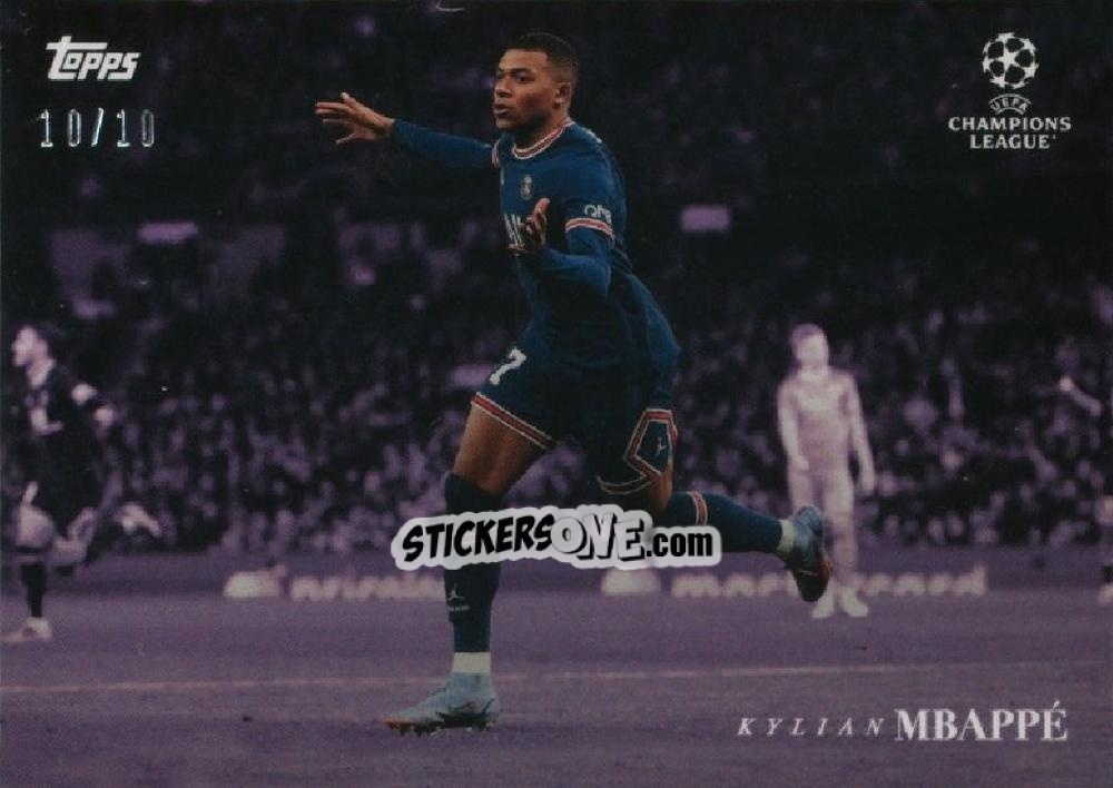 Sticker Kylian Mbappe - Simplicidad UEFA Club Competitions 2021-2022
 n. 29p - Topps